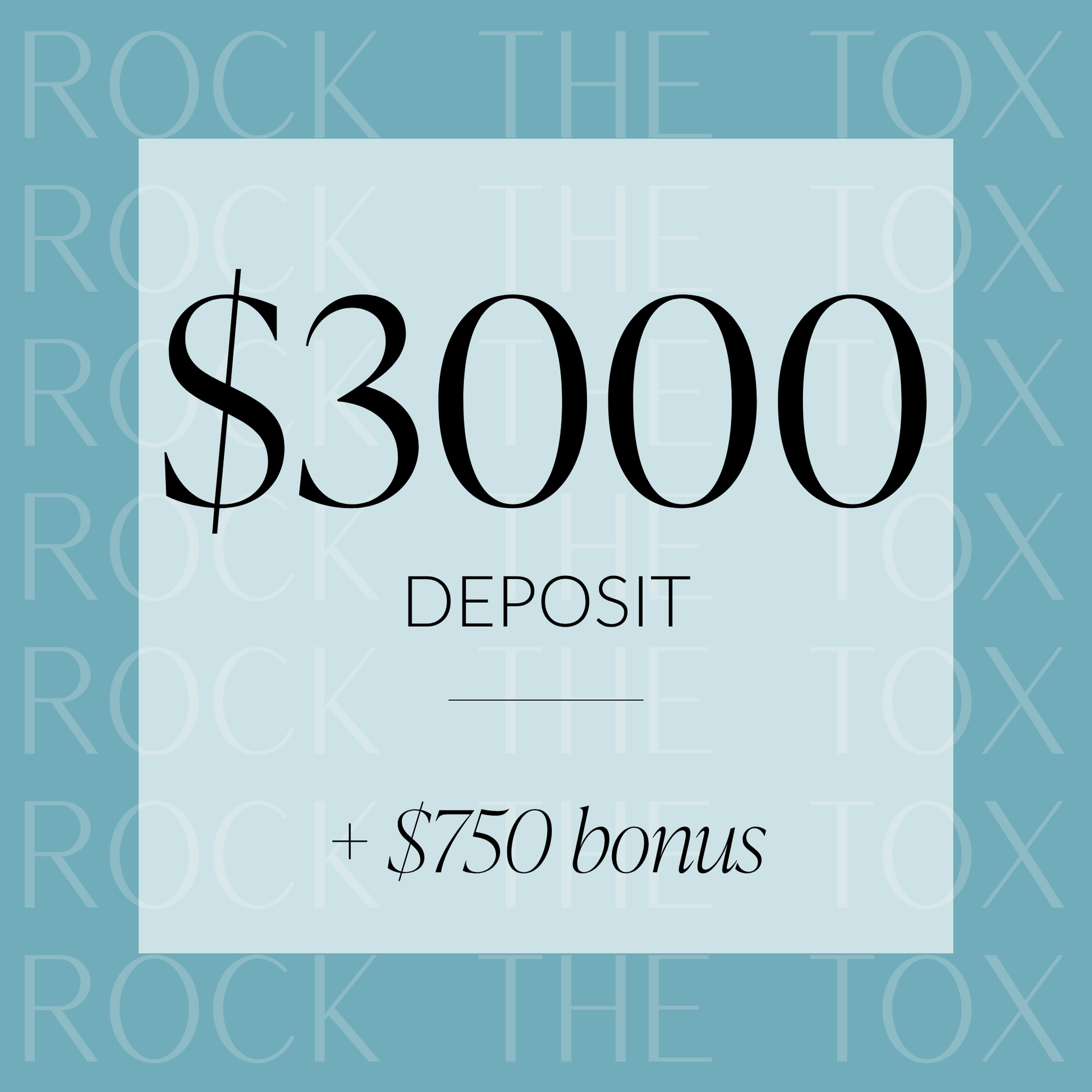Rock the Tox - $3000 (+ bonus)